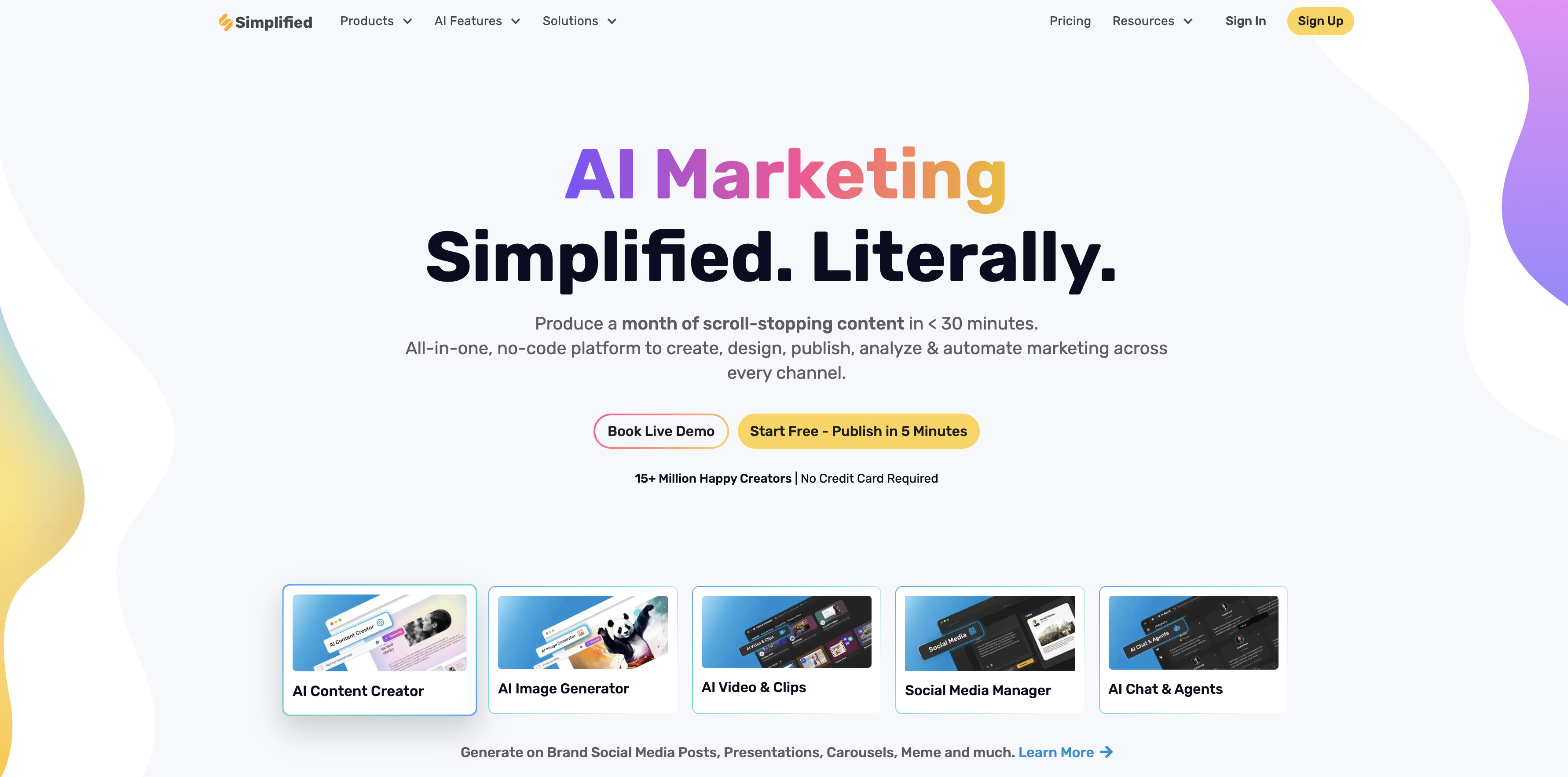 Simplified: AI-Powered Design, Writing & Marketing Tools in One Platform - AItrendytools